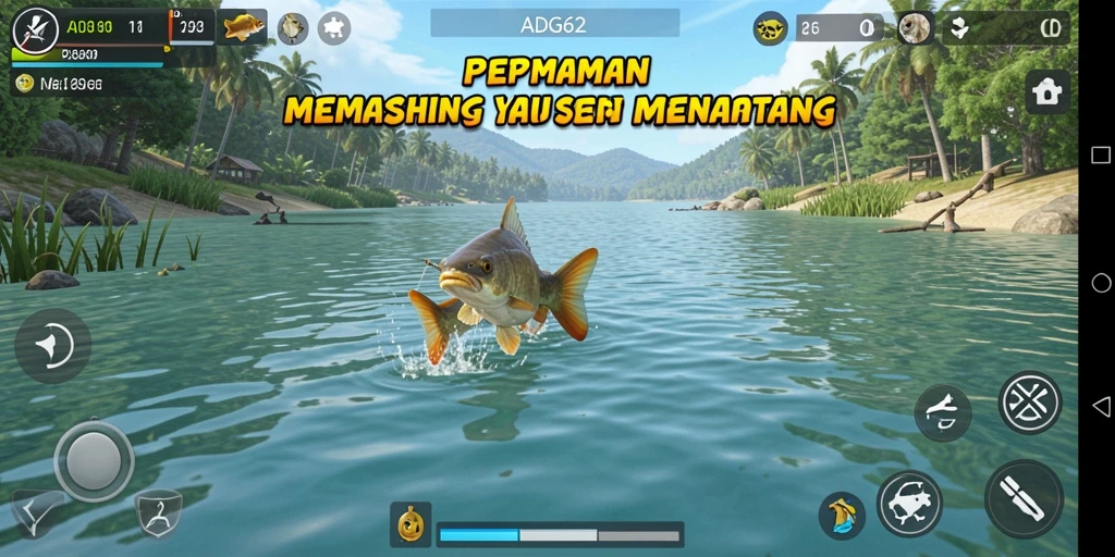 Gameplay menangkap ikan yang realistis dan mengasyikkan di ADG62.