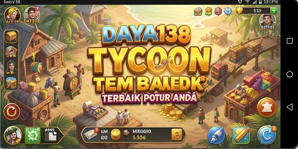 Tangkapan layar dari permainan DAYA138 yang menunjukkan pengelolaan bisnis.