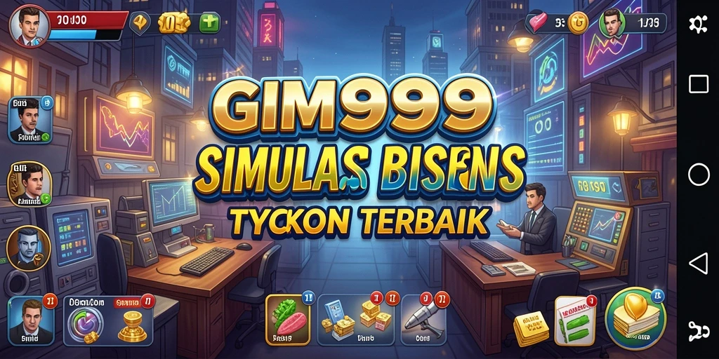 Screenshot GIM999 menampilkan gameplay Tycoon yang menarik.