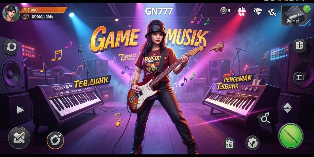 Tampilan gameplay GN777 yang dinamis dan penuh warna.