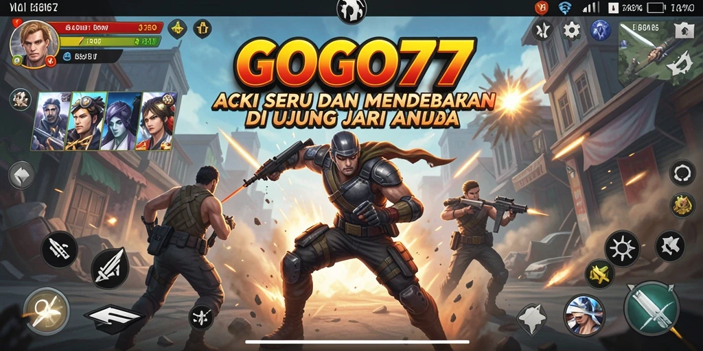 Tampilan gameplay seru dan menegangkan dalam GOGO77.