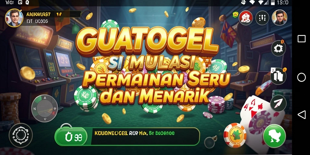 Tampilan menarik gameplay GUATOGEL dalam simulasi kehidupan.