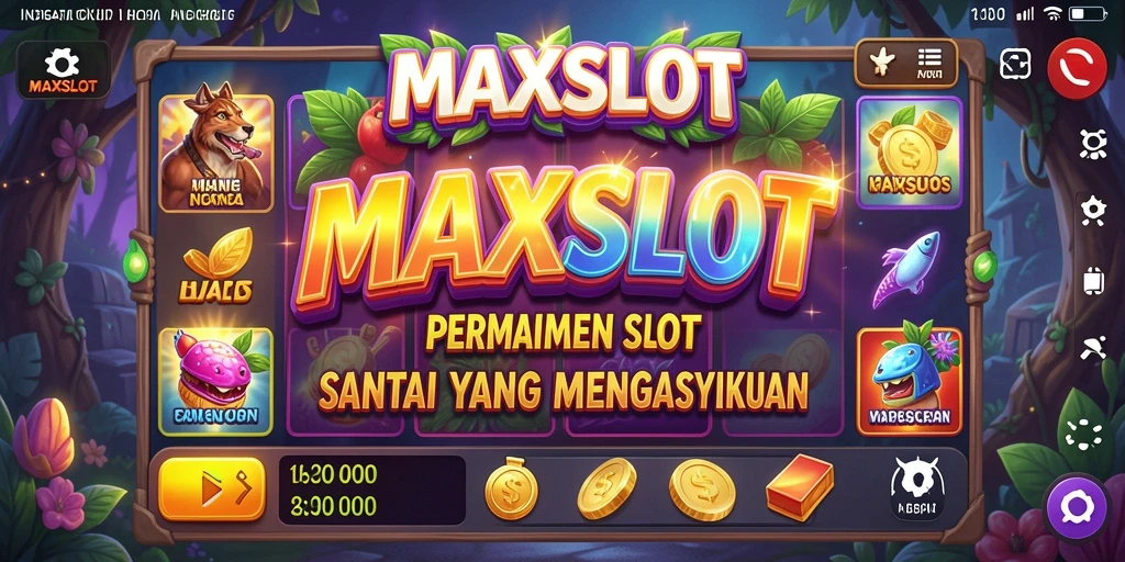 Screenshot gameplay MAXSLOT yang menampilkan suasana slot santai.