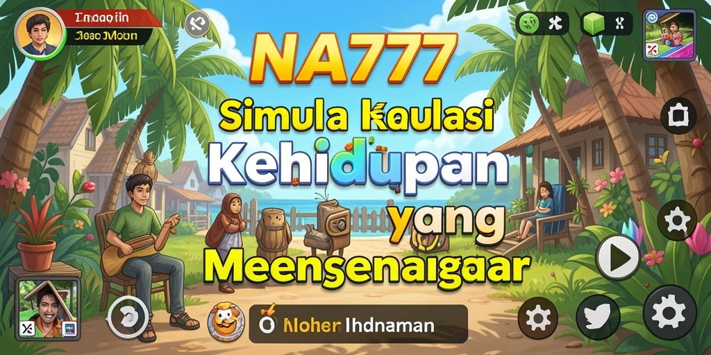 Tampilan gameplay NA777 yang imersif dalam simulasi kehidupan.