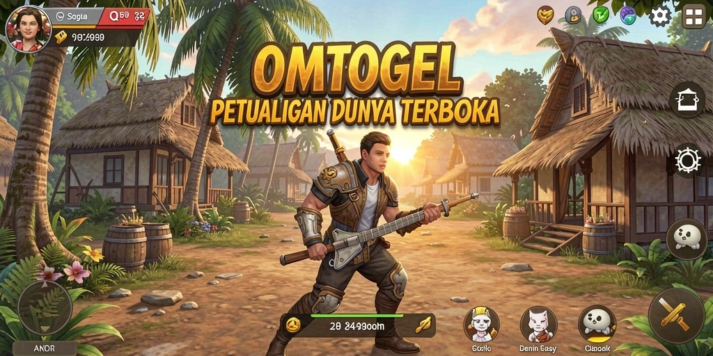 Gameplay OMTOGEL yang memukau dalam dunia terbuka.