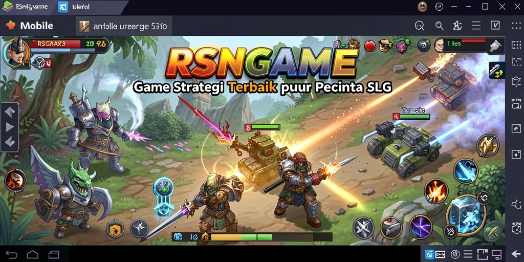 Tangkapan layar RSNGAME menampilkan aksi strategi yang mendebarkan.
