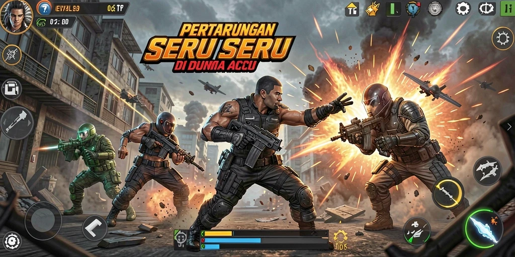 Tangkapan layar gameplay T6 menampilkan aksi pertarungan yang mendebarkan.