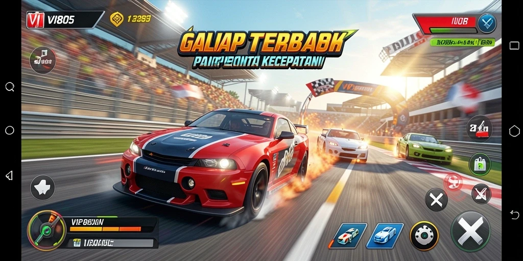 Gameplay balap seru dan grafis menakjubkan dalam VIP805.